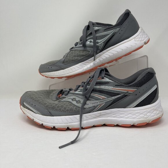 Saucony Shoes Womens 9.5 41 Grey Cohesion 13 Running Sneakers S10559-5 Versafoam - Picture 7 of 15